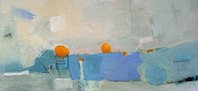 Hand painted abstract grunge background